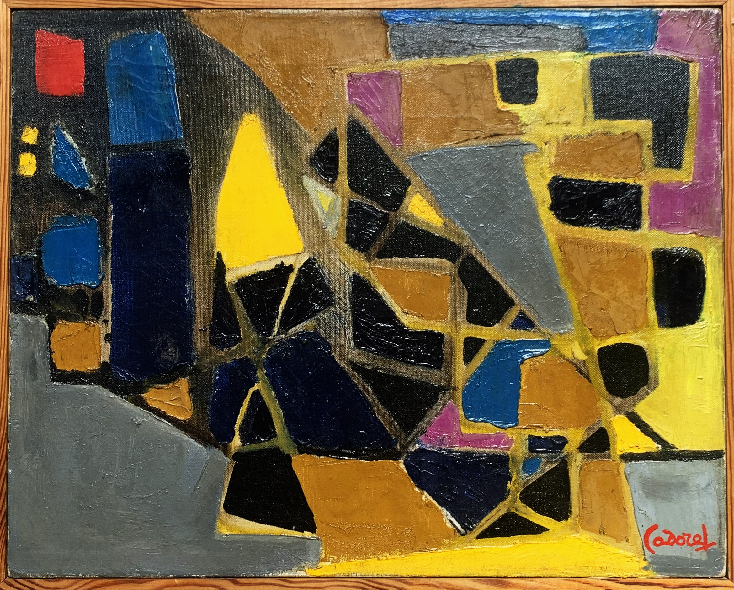 Cadoret Michel, Composition abstraite – Image 2
